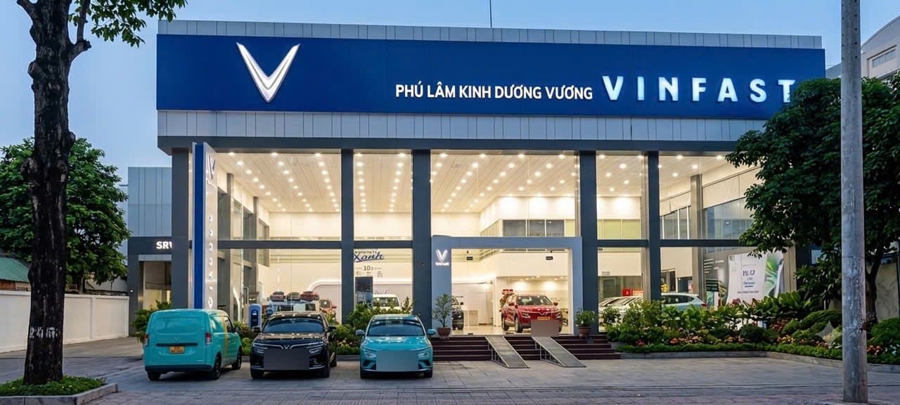 Mặt tiền VinFast Phú Lâm – Kinh Dương Vương